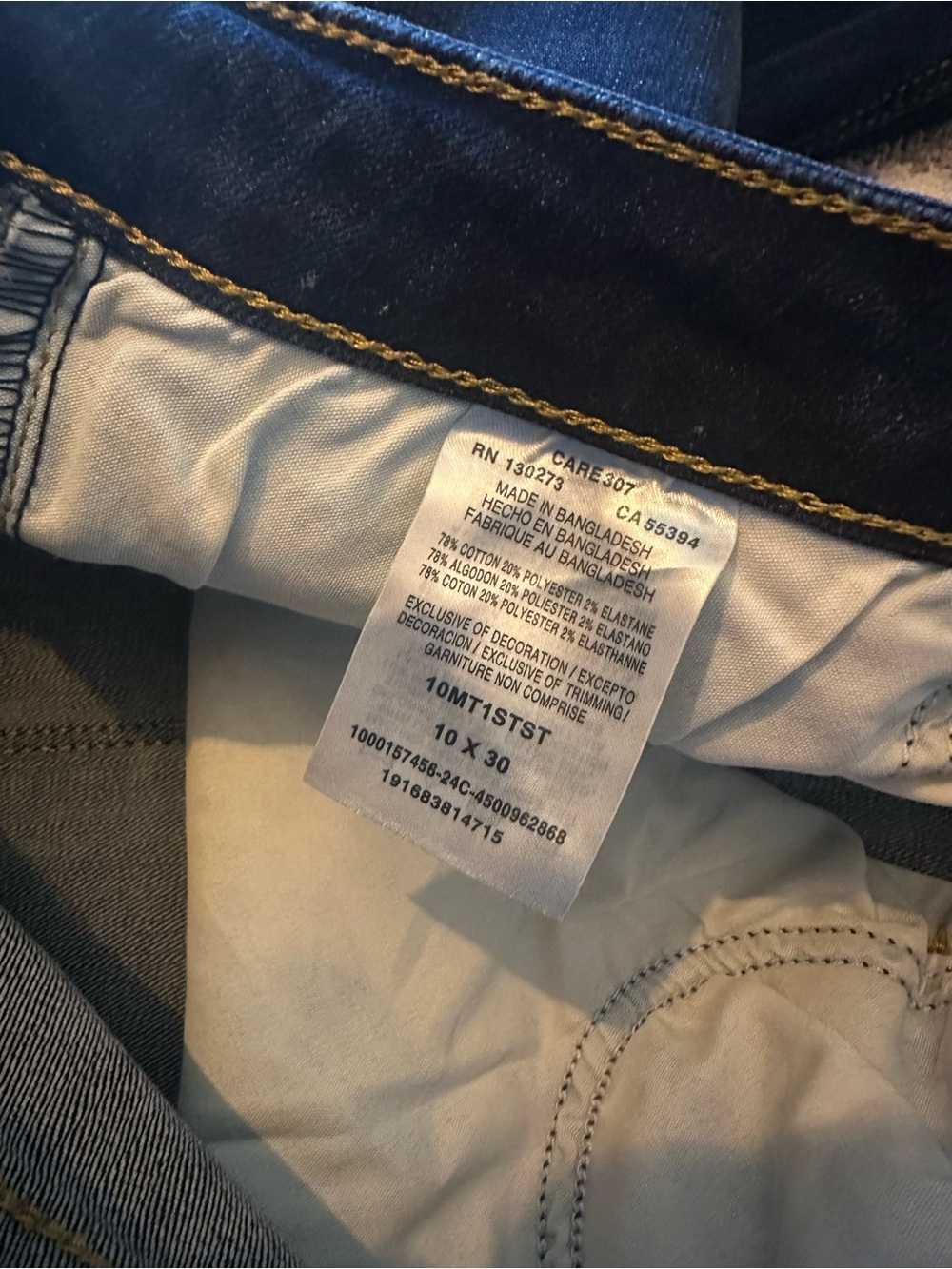Wrangler High Rise True Straight Fit Jean Berry Dark NWOT Size 10 - Picture 8 of 8
